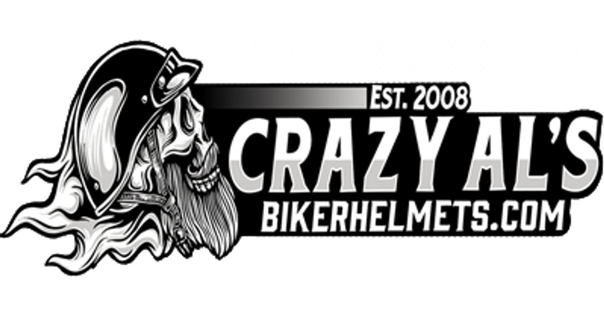 crazy als motorcycle helmet website Bikerhelmets.com Smallest and Lightest Famous Crazy Al's Helmets